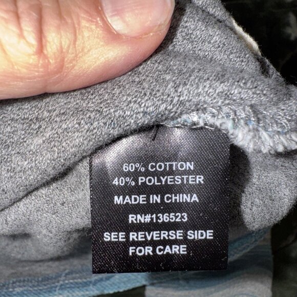 Depart West Women Stripe Long Sleeve Kangaroo Pocket Pullover Hoodie Large - Picture 6 of 6